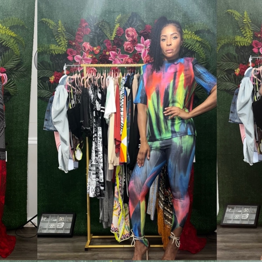 2 piece set leggings and top